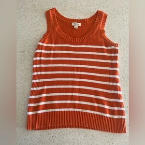 Style & Co. Vibrant Orange Knit Sweater